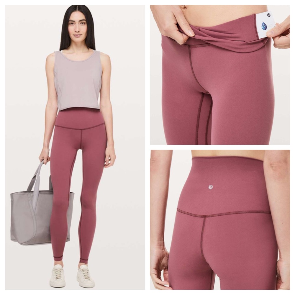 SOLD Lululemon Misty Merlot Align Super Hi-Rise 28